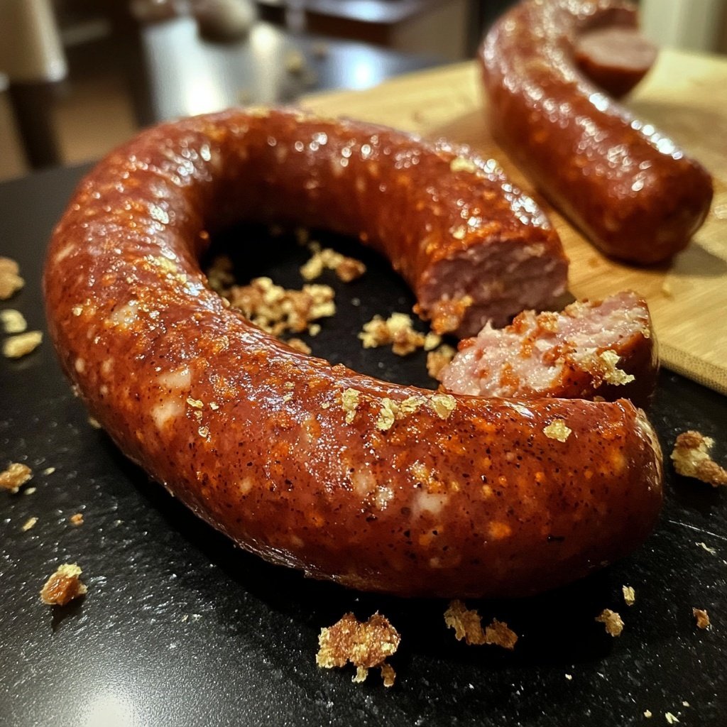 Kleine Räucherwürste würzig