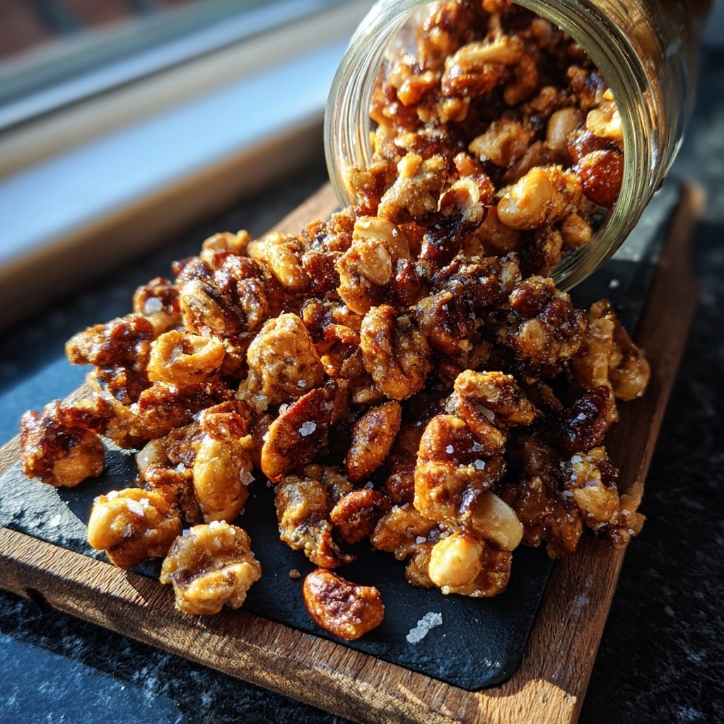 Knusprige Gebrannte Haselnüsse als Variation