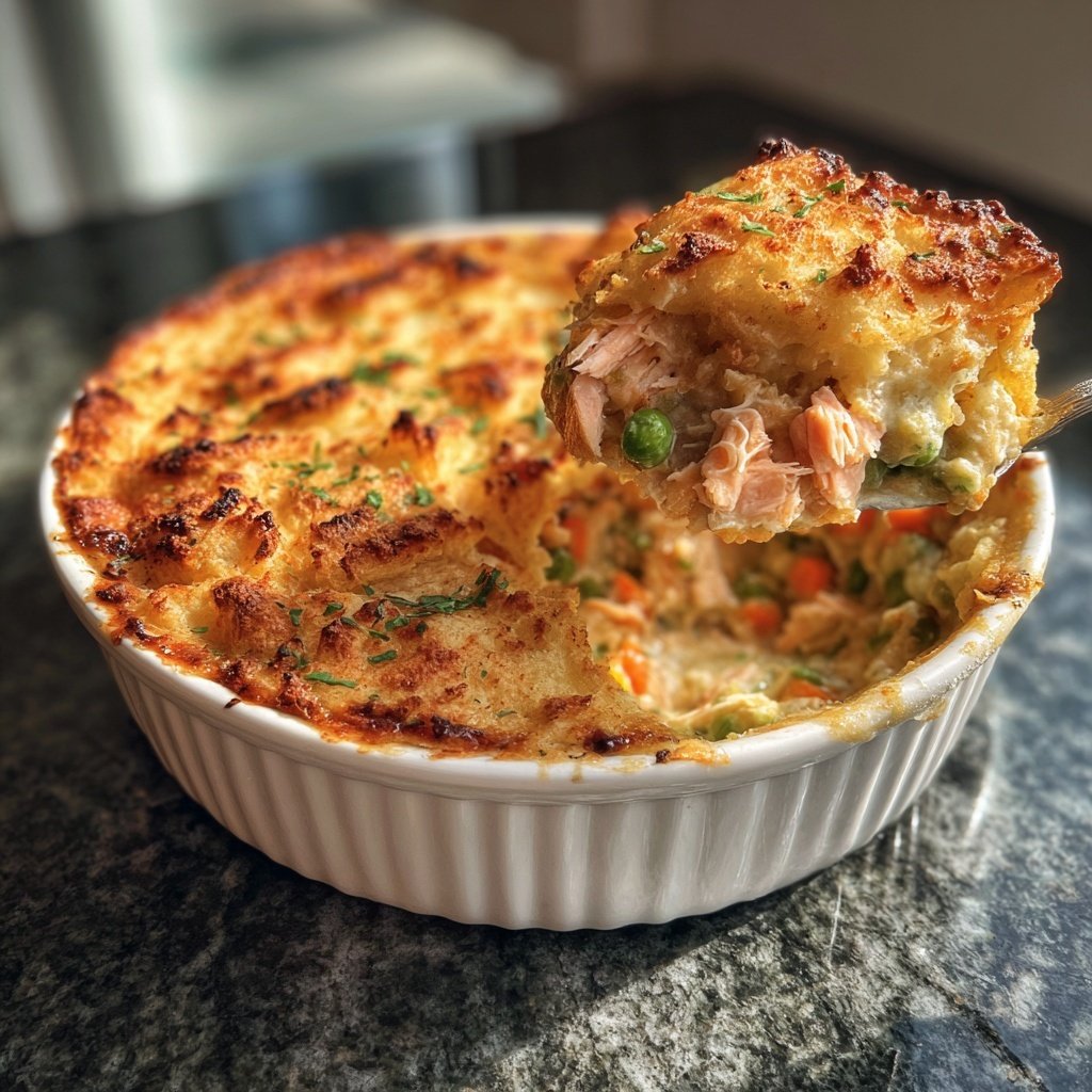 Herzhafter Lachs Shepherd's Pie