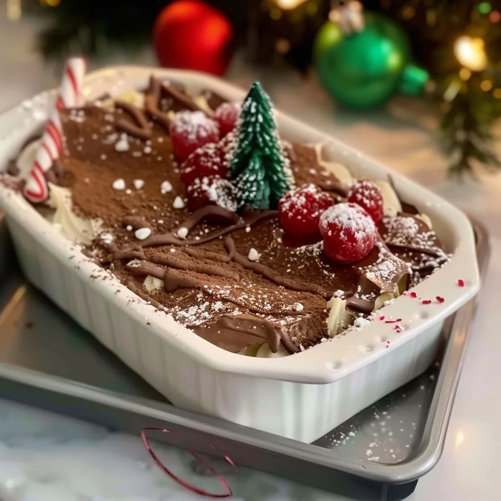 Joghurt-Weihnachts-Schokoriegel