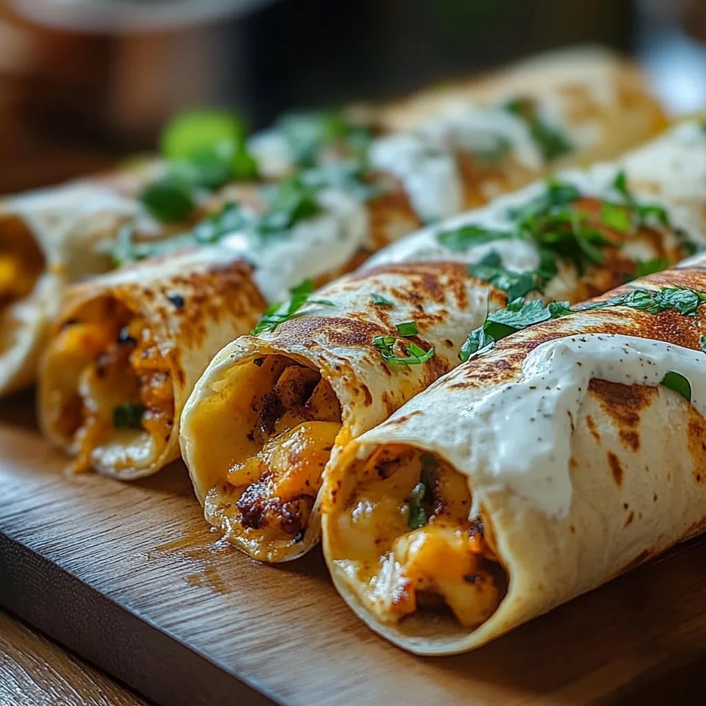 Köstliche Käse-Hühnchen Wraps für jede Gelegenheit