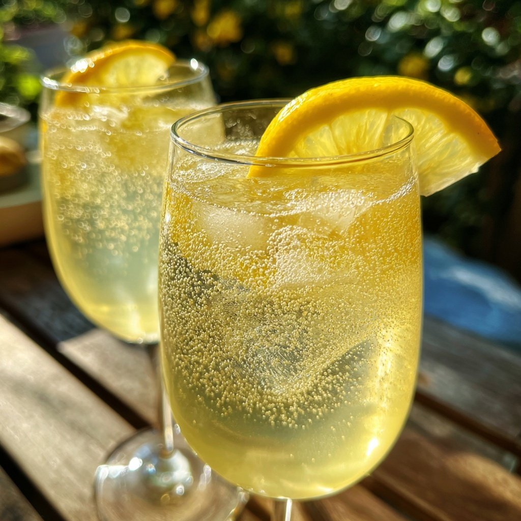 Meyer Zitronen Fizz Mocktail