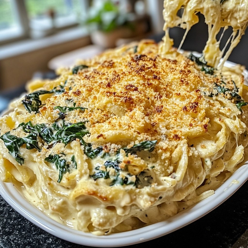 Veganer Schupfnudel Auflauf