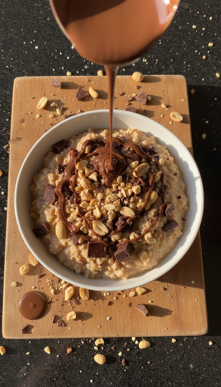 Schoko Erdnussbutter Oats​