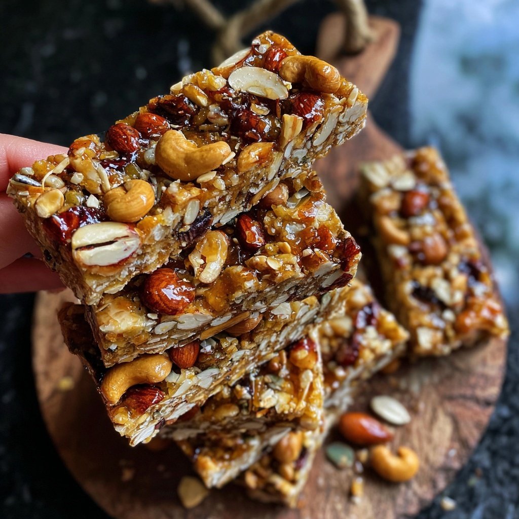 Proteinreiche Nussriegel selber machen