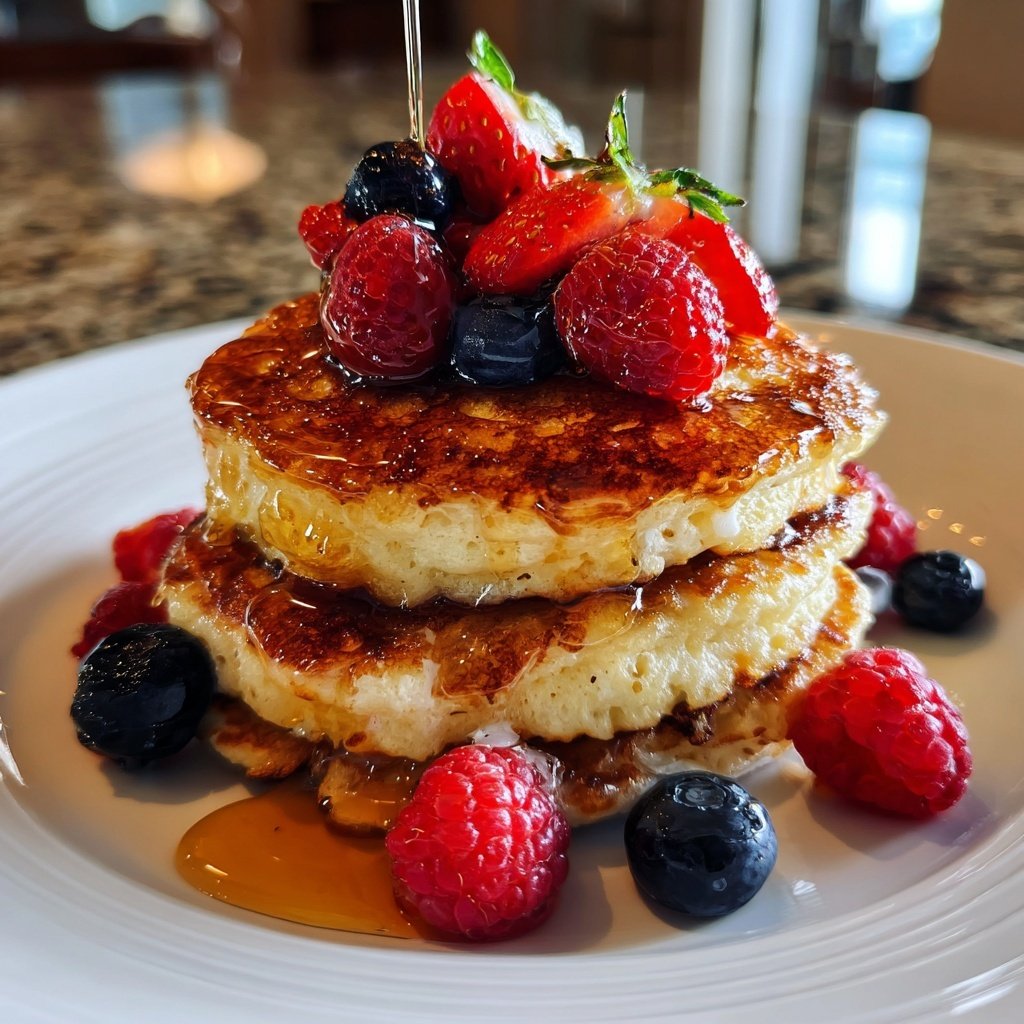 Vanille-Protein Pancakes