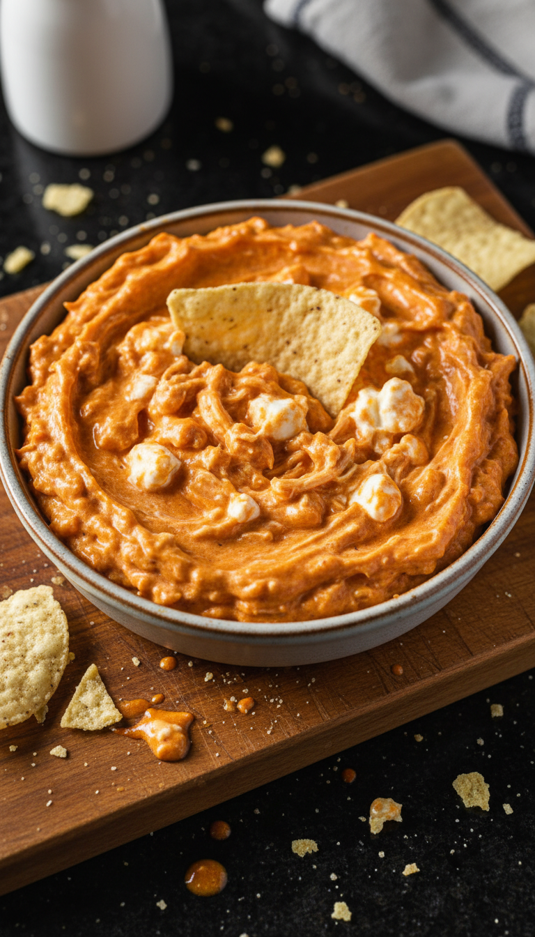 Cremiger Buffalo Hähnchen Dip​
