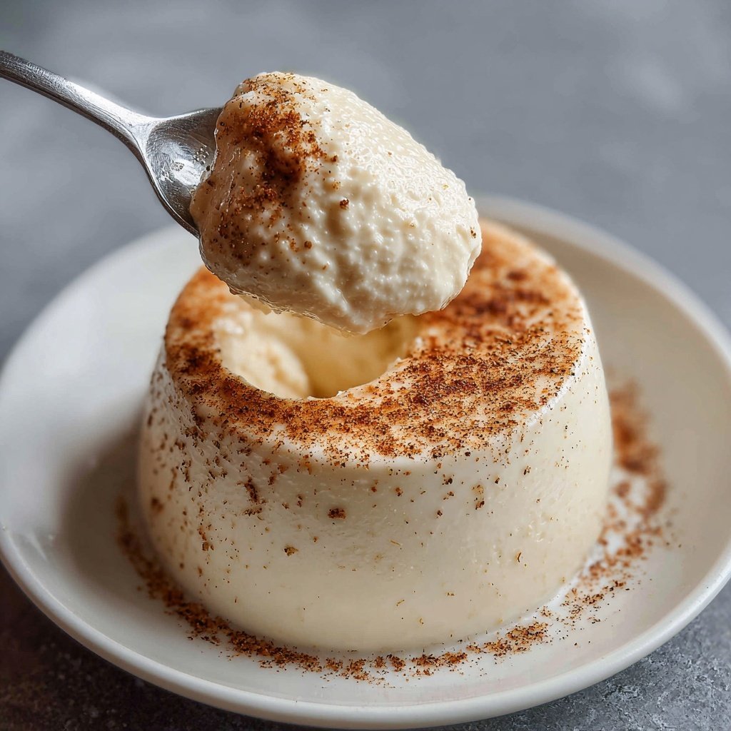 Eierlikör Panna Cotta mit Muskatnuss