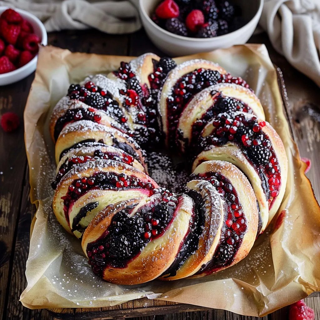 Mohnbabka mit Marzipan & Preiselbeeren