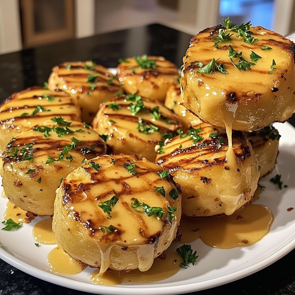 Kartoffelknödel mit Buttersoße