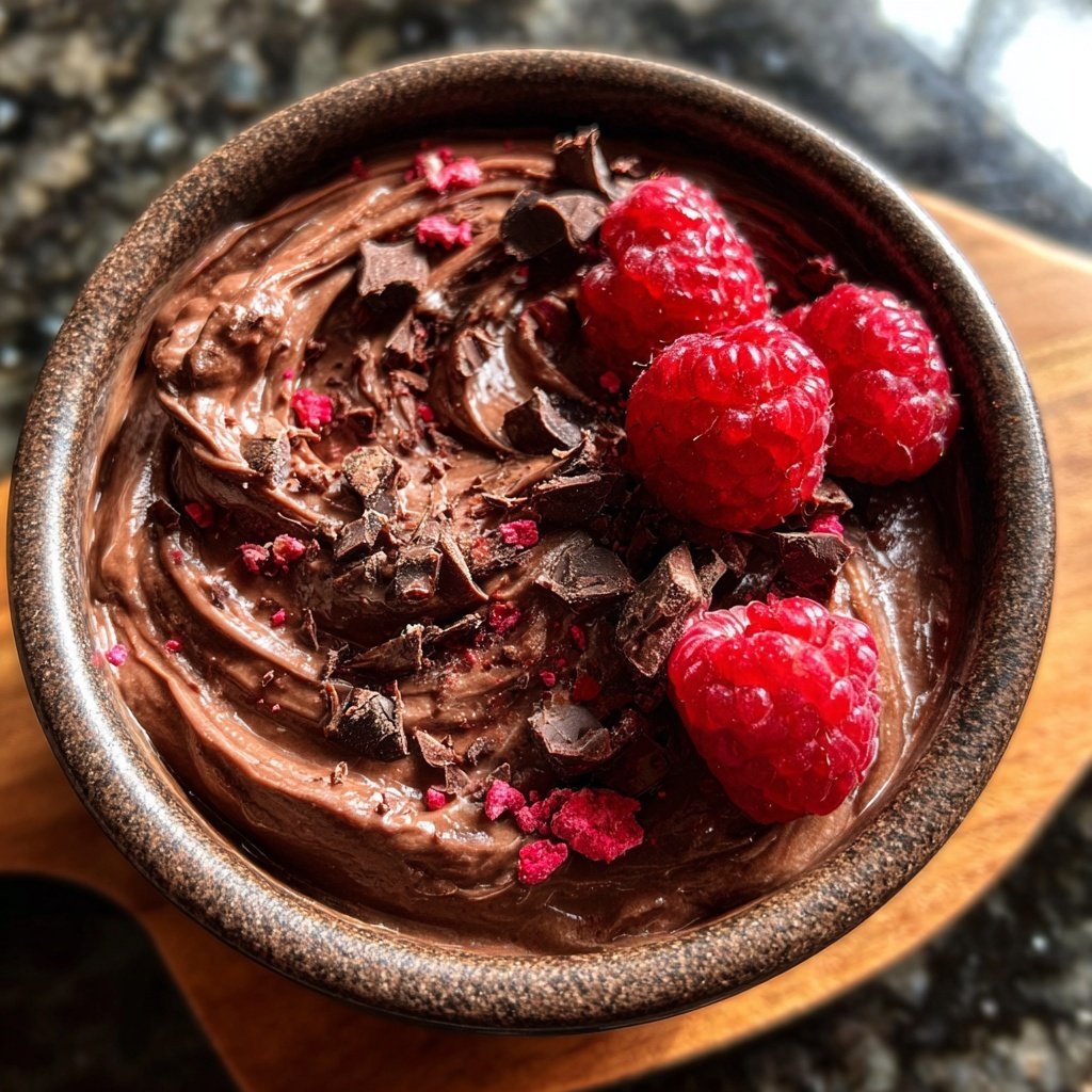 Zartbitter Himbeer Schokoladen Dip