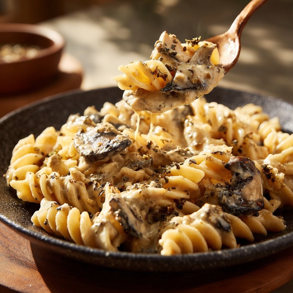 Miso Pilz Umami Pasta Sauce