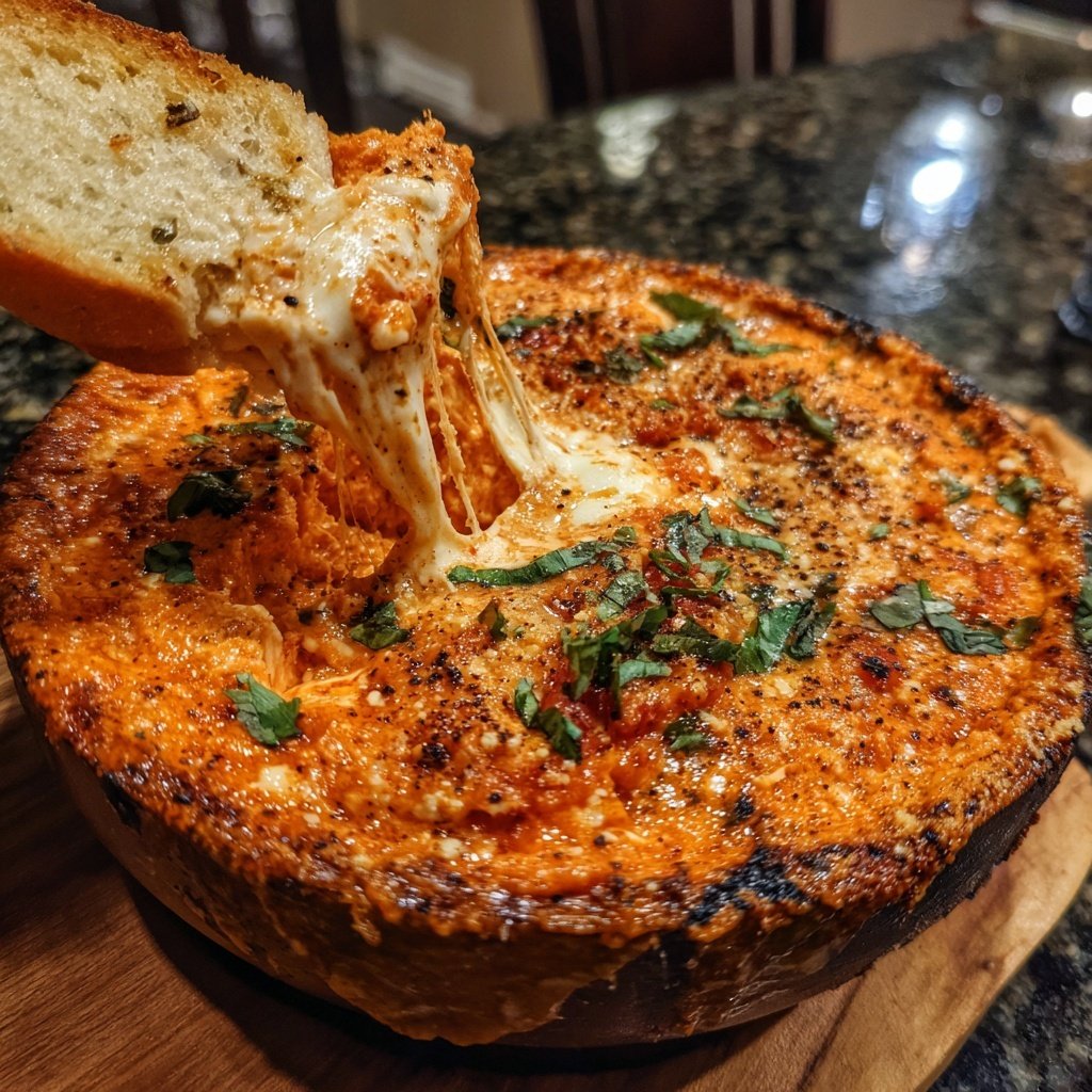 Tomaten Käsefondue mit Kräutern