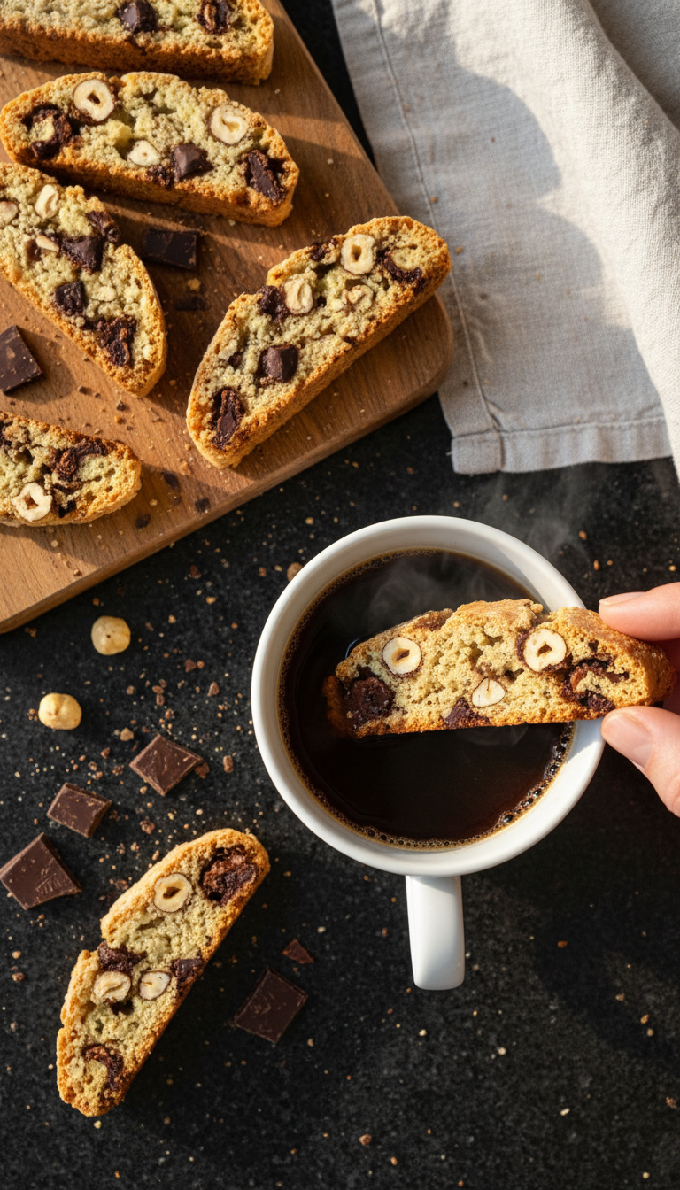 Nussige Schoko Biscotti