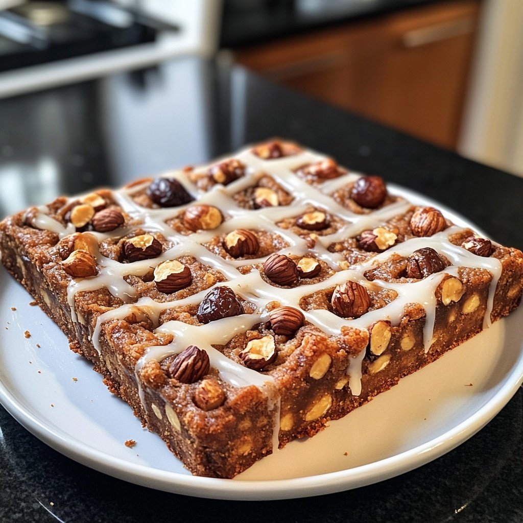 Vegane Dattel-Haselnuss Lebkuchen