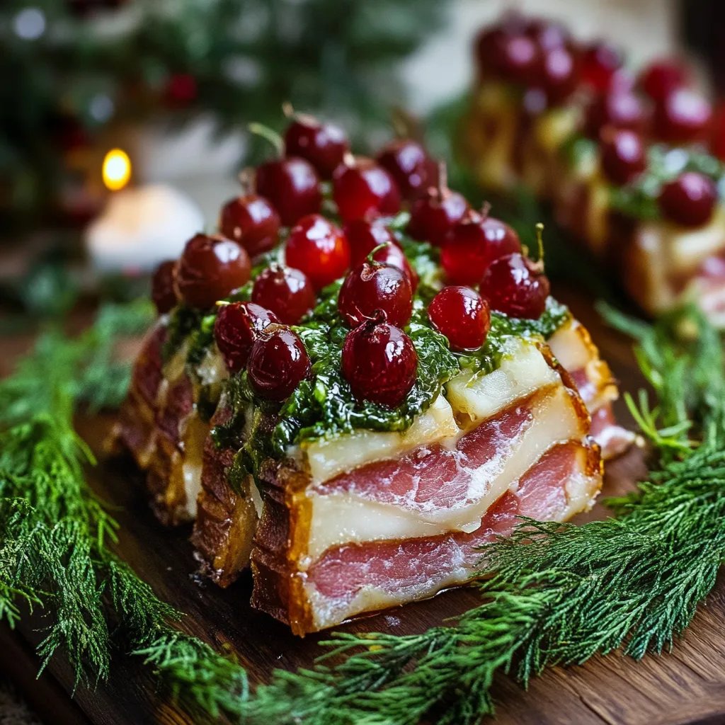 Frischkäse-Weihnachtsbaum