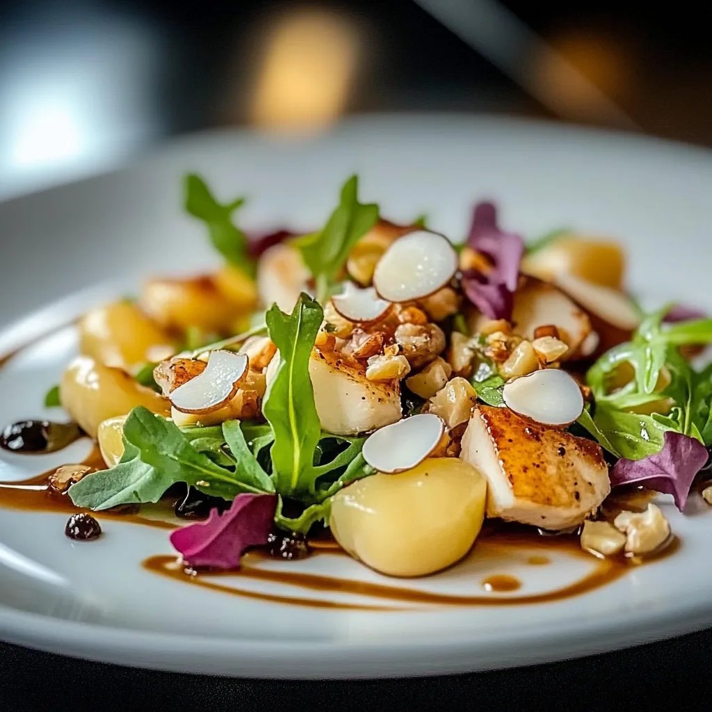 Birnensalat mit Balsamico-Essig
